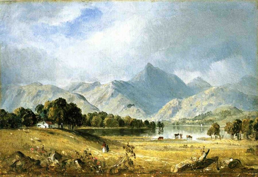 Sanford Robinson Gifford A Sketch of Derwentwater